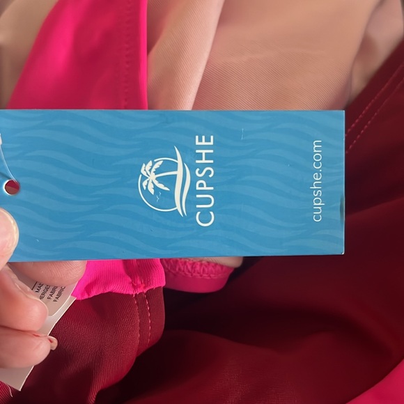 Women's One Piece Swimsuit One Shoulder Bathing Suit Cutout Color Block - Picture 3 of 4